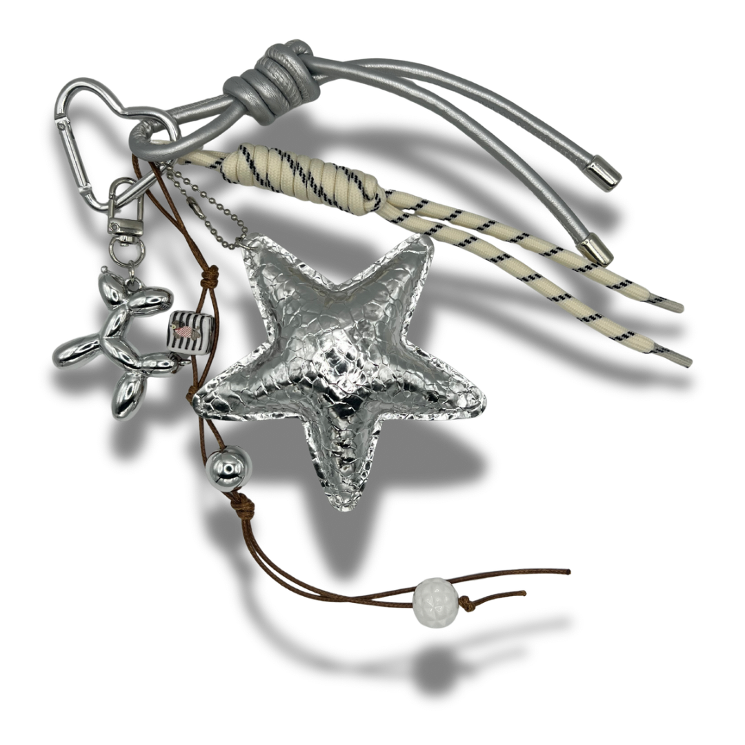 Silver Bag Charm